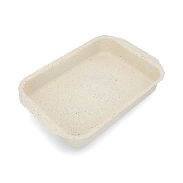 George &amp; Mason - Cream Rectangular Roasting Pan - 35cm