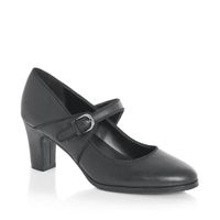 Green Cross Ladies Medium Heel Mary-Jane Court - Black 52139 | Buy ...