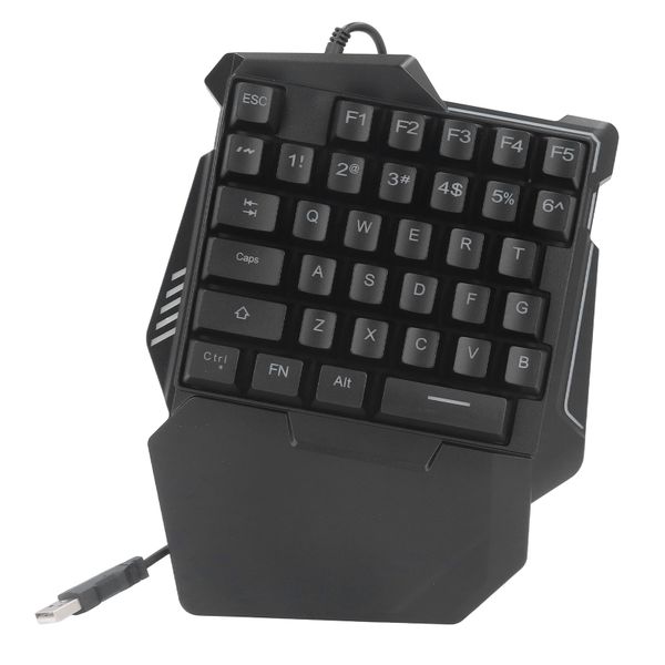 One Handed Keyboard Travel 35 Key RGB Mini