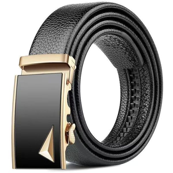 Fashion Business Men Casual Automatic Buckle Belt Holiday Gift Box Set