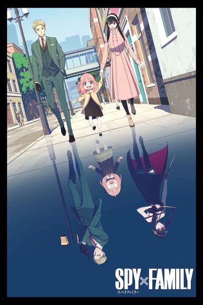 Spy X Family (Cool Vs Family) Poster with Black Frame