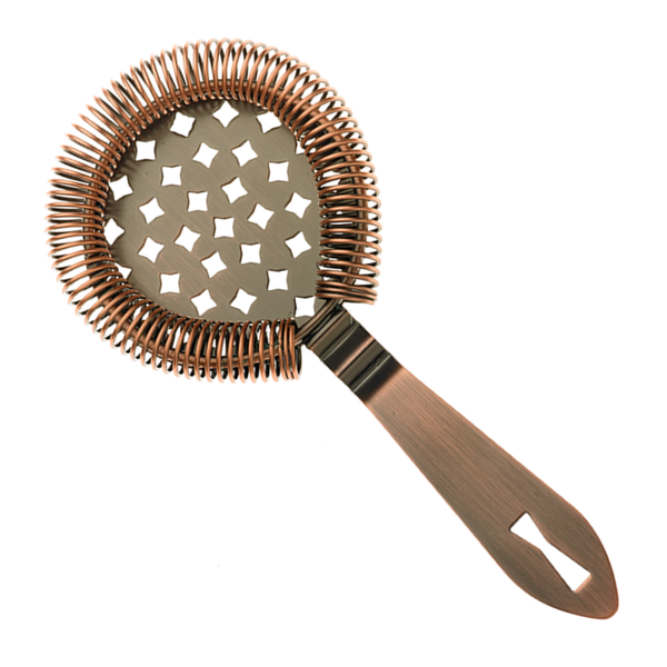 Cocktail Strainer - Antique Hawthorne - Antique Copper