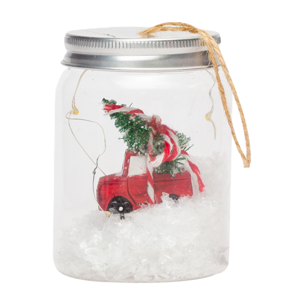 Kitro Christmas Lights Battery Operated Light Jar Dec
