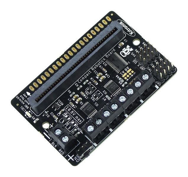 Kitronik (5693) Robotics Board, 3V to 10.8V Supply, 10A, 2 Stepper Motors