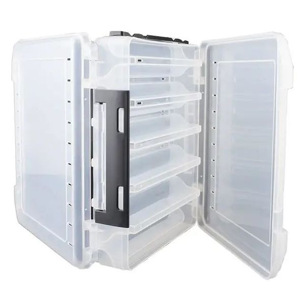 Water Draining Fishing Clear Lure and Tackle Box