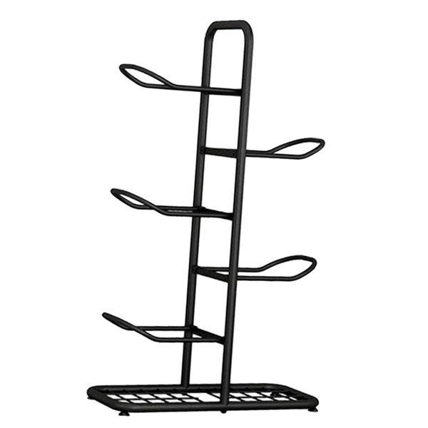 Sports Multi-Layer Vertical Metal Basketball Storage Rack - 86cm