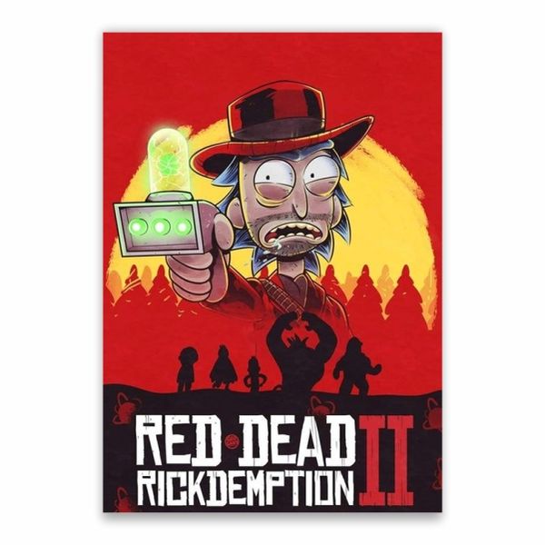 Red Dead Rickdemption II Poster - A1