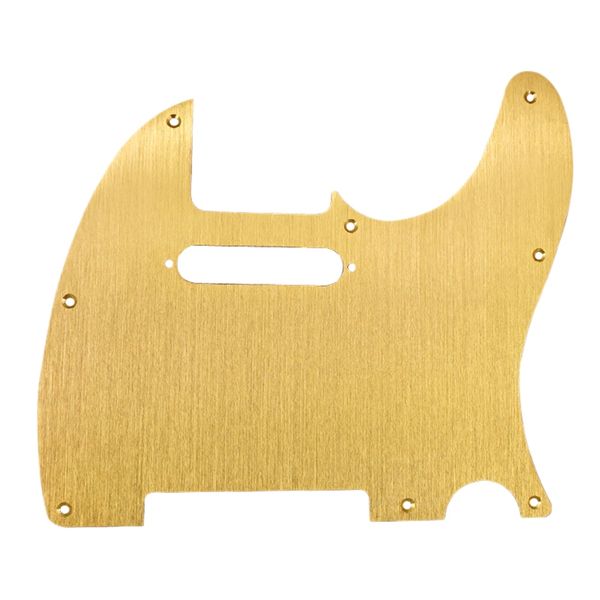 Golden 8 Hole Tele Guitar Pickguard Metal Pick Guard for Telecaster