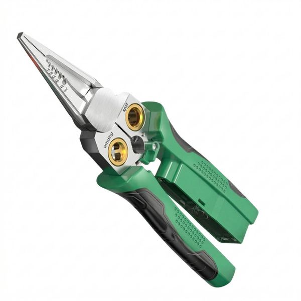 8-in-1 Professional Wire Stripper &amp; Integrated Voltage Tester
