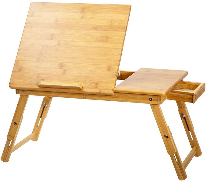 LC TECH Multifunctional Lap Desk Breakfast Bed Serving Tray Laptop Desk