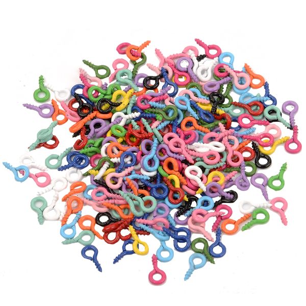 Home DIY 100 Piece Multifunctional Jewellery Making Small Eye Screws - 0.5x1cm