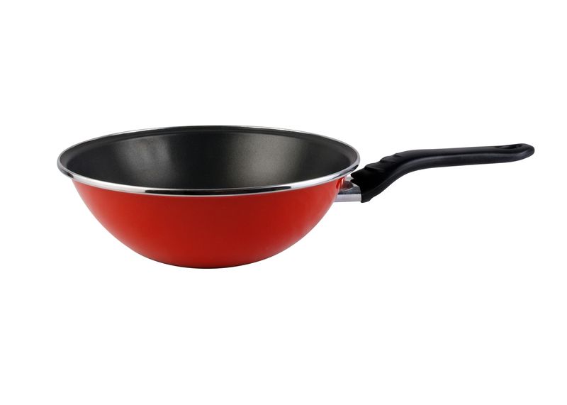 Magefesa - 28cm Enamelled Wok - Praga - Vitroceramic Cookware