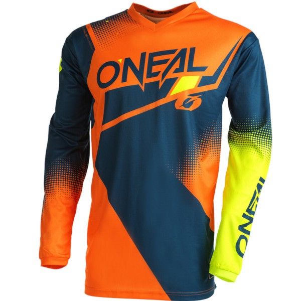 O'Neal - Jersey - Element - Racewear V.22 - Blue/Orange/Neon Yellow