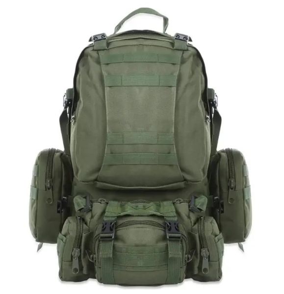Tactical Backpack 4 in 1 Military Bag Molle Bag Detachable Rucksack