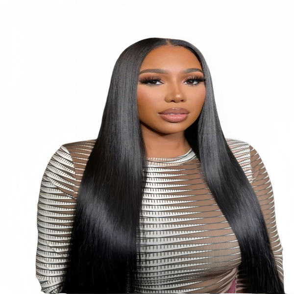 Marigold 28 inch Straight Wig - Human Hair with 13x4 Lace Front