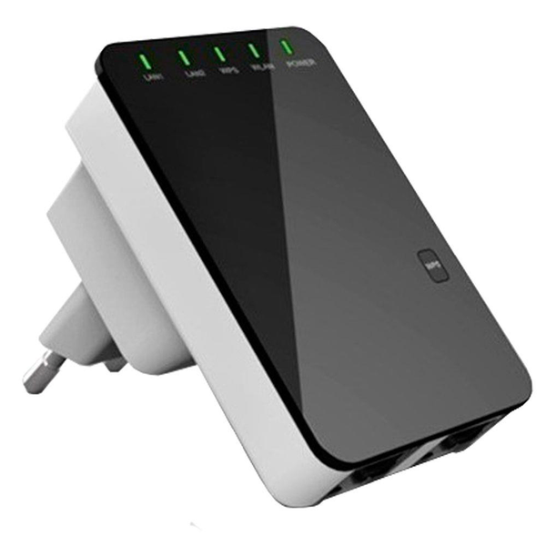Generic AP N300 300Mbps Wireless WiFi Repeater &amp; Extender - Black