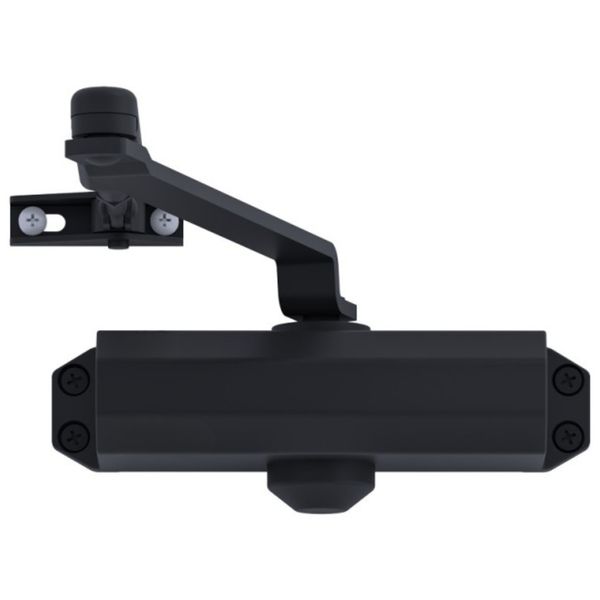 Union 7770 Door Closer Matte Black Fire Rated - EN 2/3/4