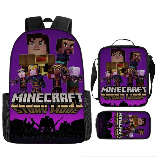Lunch Box, And Pencil Case - Minecraft image