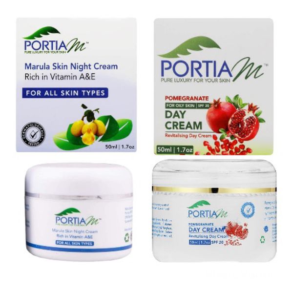 PortiaM Day and Night Cream 50ml Combo 2Pc