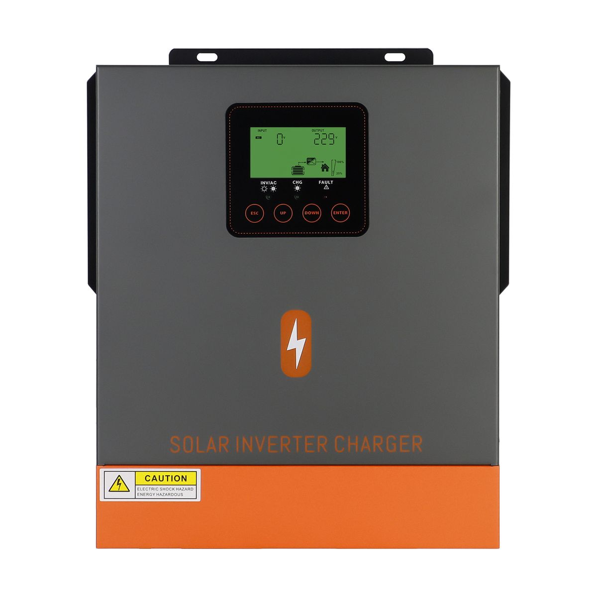 PowMr 1000w 80A MPPT Off-Grid Hybrid Solar Inverter 12vdc To AC 230v