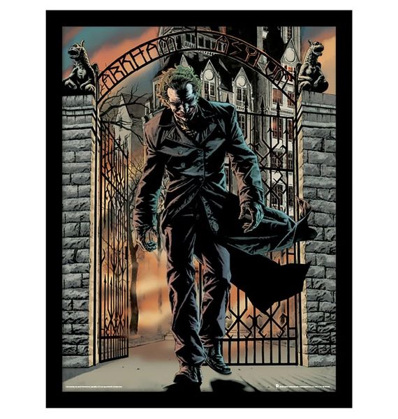 DC Comics Batman (The Joker Released) Framed Collector Print 40cm x 30cm