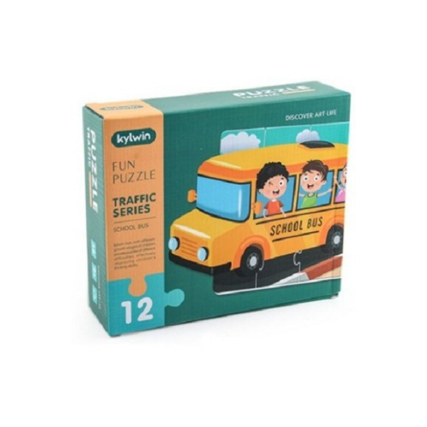 DIY Toys Puzzle-School Bus