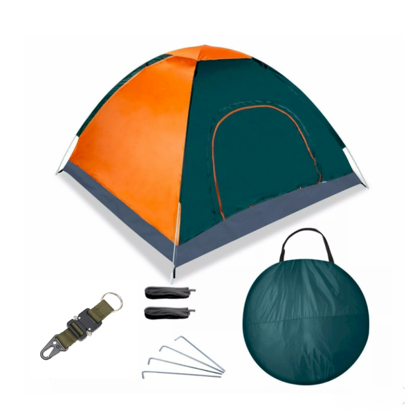 Expees-Camping Tent Instant Pop Up (200x200cm) + Key Chain Holder