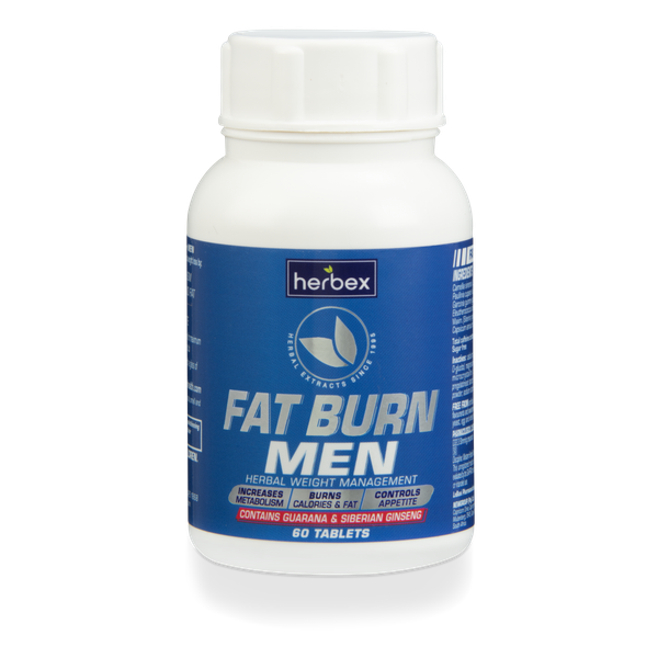 Herbex Fat Burn Tablets For Men - 60 Tablets