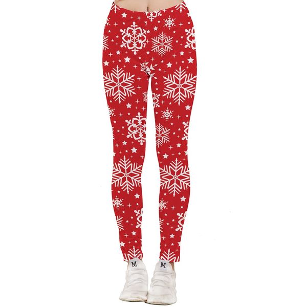 LaLa Leggings (Christmas Snowflakes)