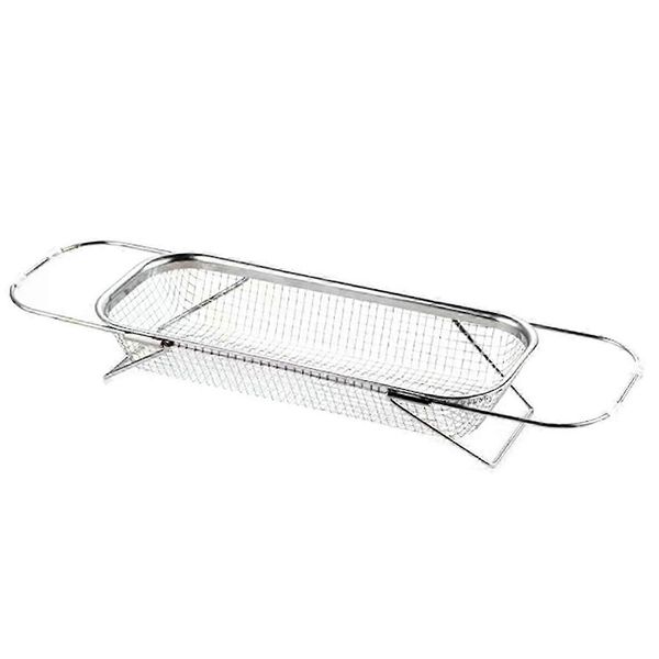 Stainless Steel Expandable Over-the-Sink Colander with Handles