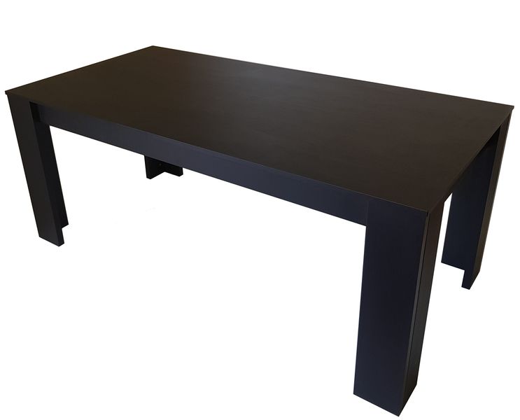 Palermo Dining Table 8 Seater 190cm Black Woodgrain