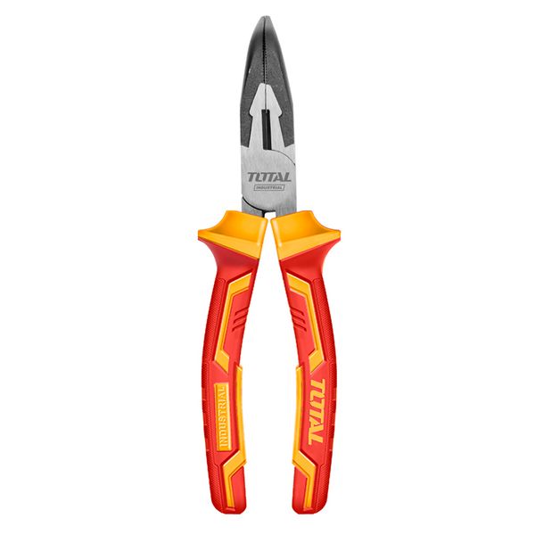 TOTAL Insulated Bent Nose Pliers 8"/200mm