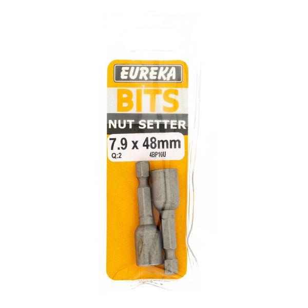 EUREKA DRILL BITS MagneticNutSetter 7.9x48mm for HexHeadFastener Q:2 4BP10U