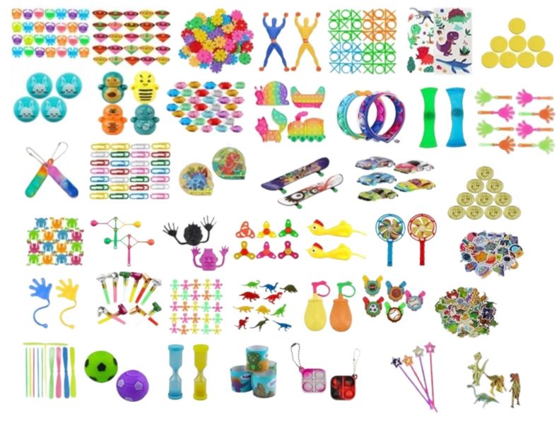 Party Bulk Toys Set for Kids Birthday Party - 468 Piece