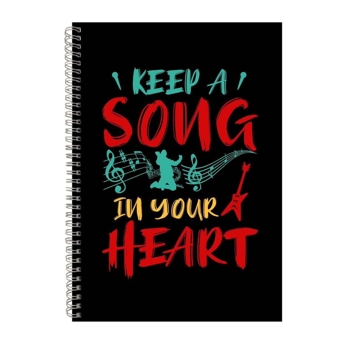 Keep A Song Notebook Music Gift Idea A4 Notepad 146 Shop Today. Get