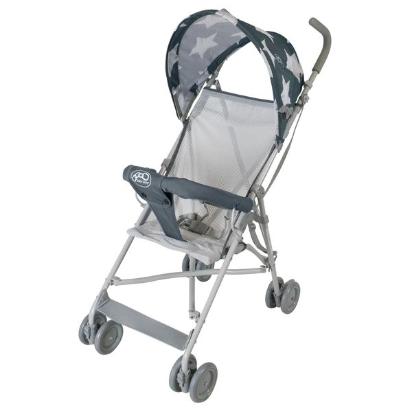 Basic Star Stroller with Removable Canopy - Mesh Fabric
