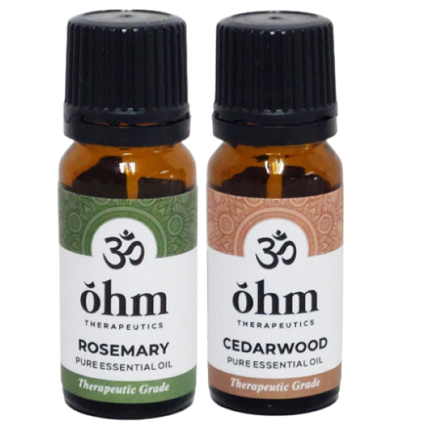 OHM - Rosemary (10ml) + Cedarwood 10ml - Essential Oil Combo