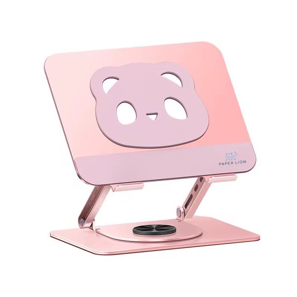 PAPER LION Carbon Steel Cute Panda Pattern Laptop Stand