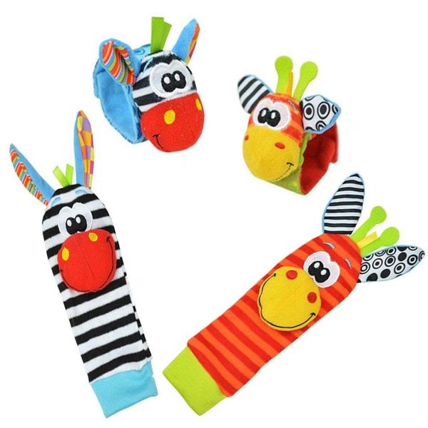 MelodyTot- 4 Piece Rattle Sock Set