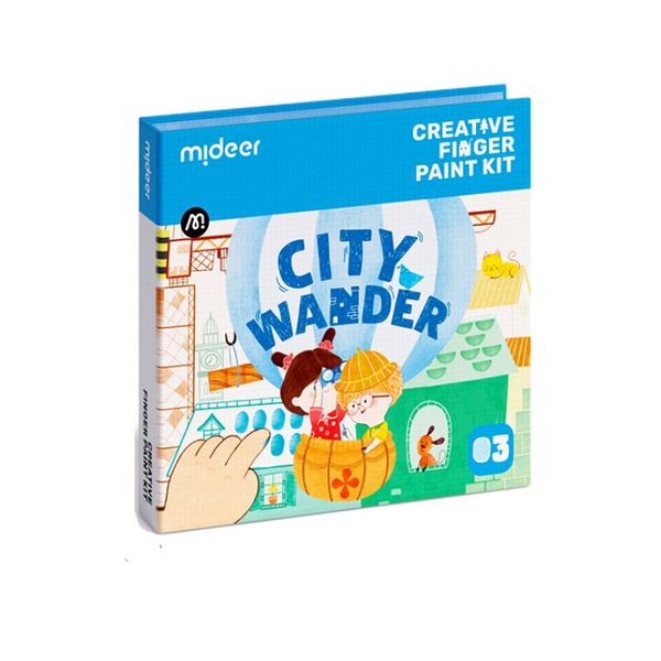 Mideer Creative Finger Paint Kit - Level 3 City Wander