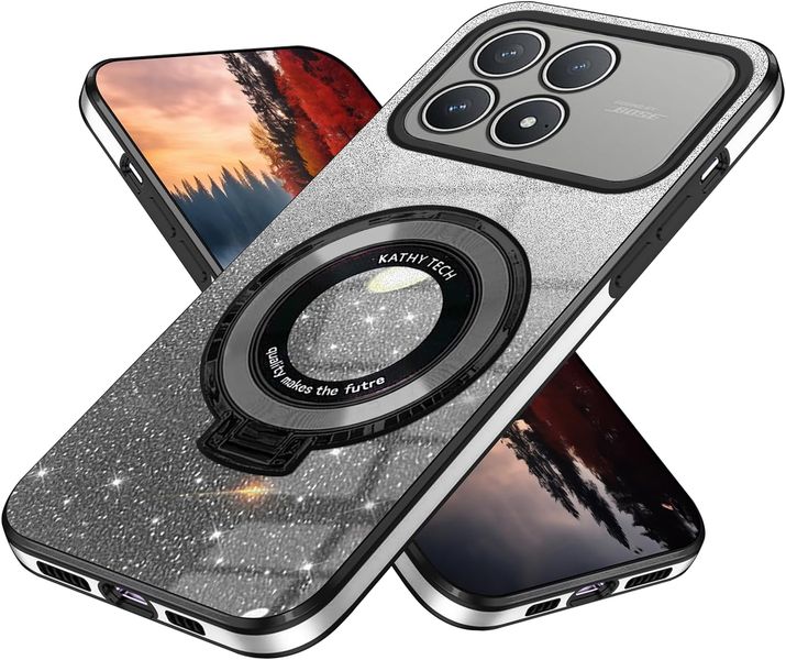Magnetic Glitter Phone Case Compatible With Xiaomi Poco F8 Pro