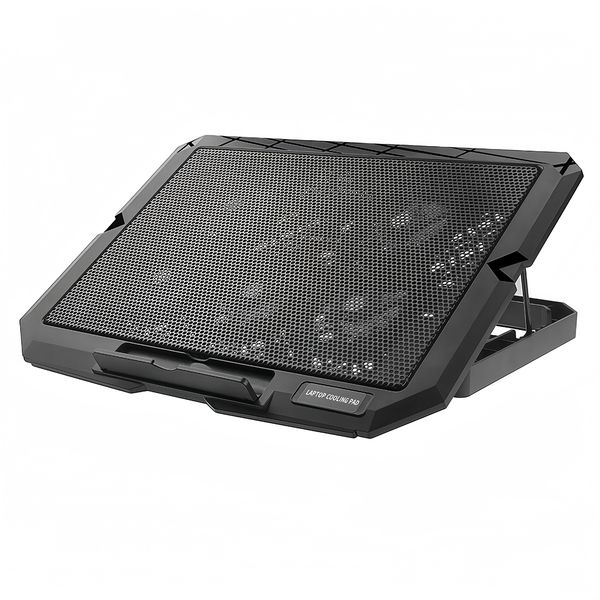 Laptop Cooling Pad with 5 Quiet Fans 12-17inch PC Height Adjustable Cooler