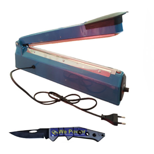 Impulse Sealer 200mm for PP/PE Bags with Pocket Knife