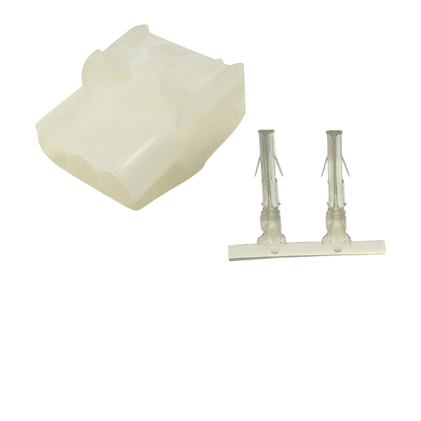 XY139-03F: 6.3mm 3-Way In-line Female Connector w/ Dual Release-Lock