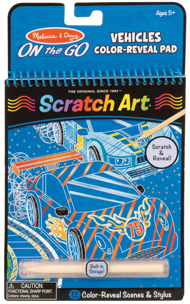 Melissa &amp; Doug Vehicles Colour - Reveal Pad