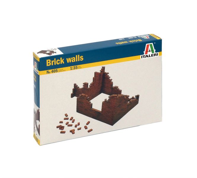 Italeri 1/35 Brick Walls Plastic Model Kit