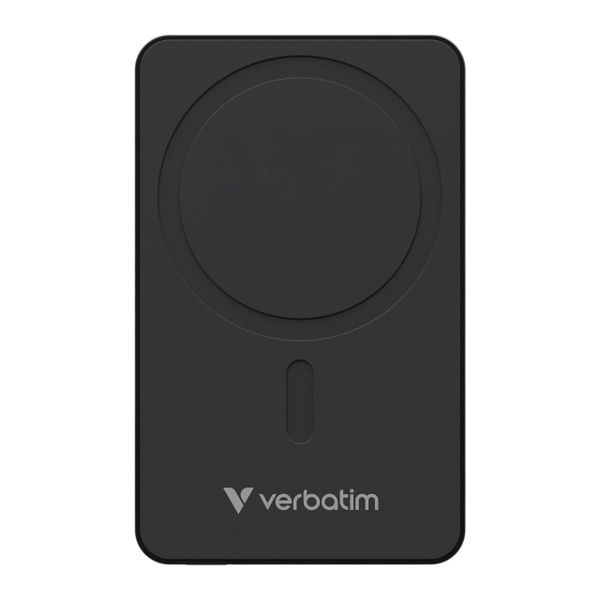 Verbatim Charge N Go Essentials Power Bank Magnetic Wireless 5000Mah