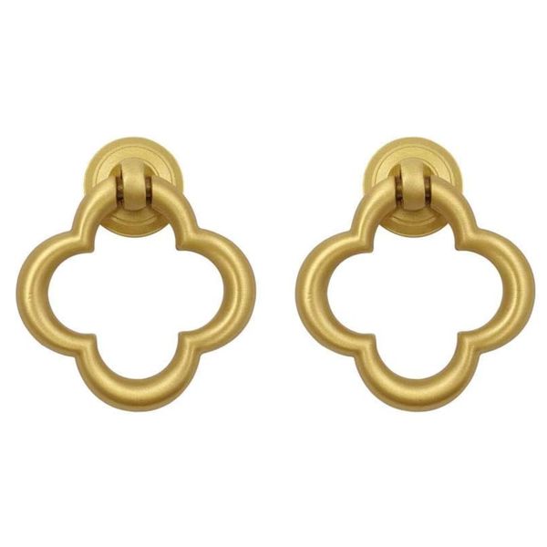 VintageCharm Metal Drawer Pulls Handles Brushed Cabinet Dresser Knobs Gold