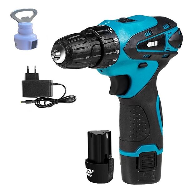 12V Cordless Lithium-Ion Drill And Bottle Opener