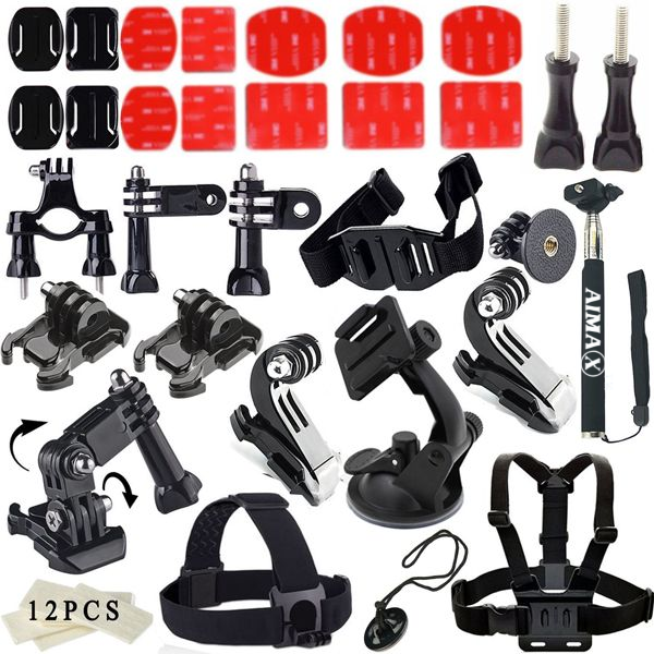 AIMAX All-In-One Outdoor Sports Accessories Kit for GoPro Hero 4/3+/3/2/1